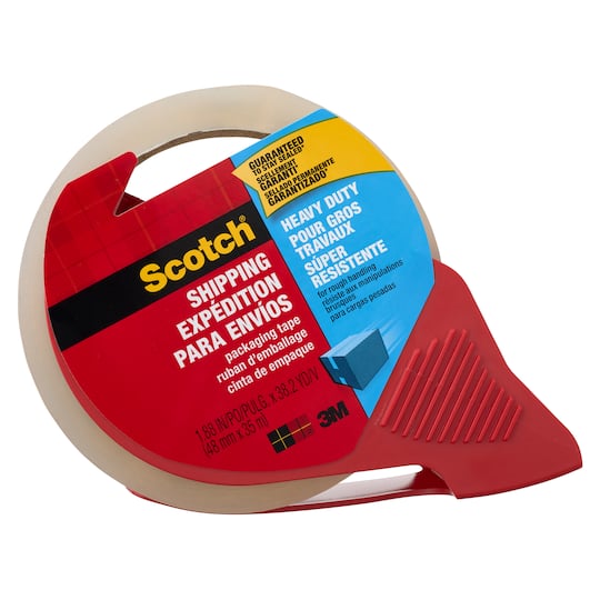 Scotch&#xAE; Heavy Duty Shipping Packaging Tape with Dispenser